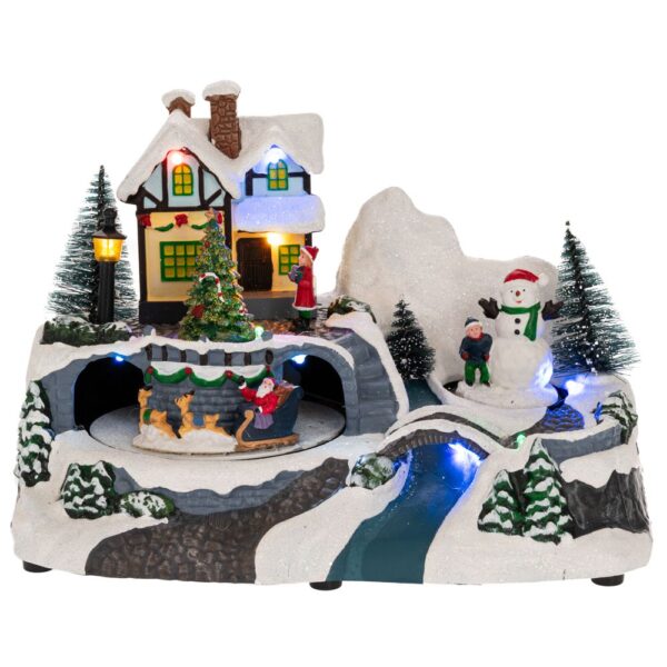 ΦΩΤΙΖΟΜΕΝΟ ΧΩΡΙΟ ΜΕ ΑΓΙΟ ΒΑΣΙΛΗ ΠΟΥ ΚΙΝΕΙΤΑΙ 24Χ15Χ16ΕΚ ΜΠΑΤΑΡΙΑΣ