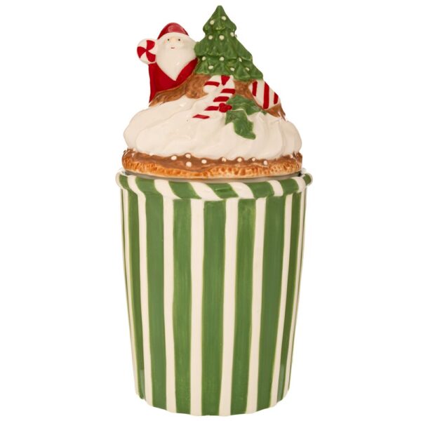 ΠΡΑΣΙΝΗ ΡΙΓΕ ΣΤΡΟΓΓΥΛΗ ΚΕΡΑΜΙΚΗ ΜΠΙΣΚΟΤΙΕΡΑ ΜΕ ΑΓΙΟ ΒΑΣΙΛΗ 14Χ14Χ28ΕΚ