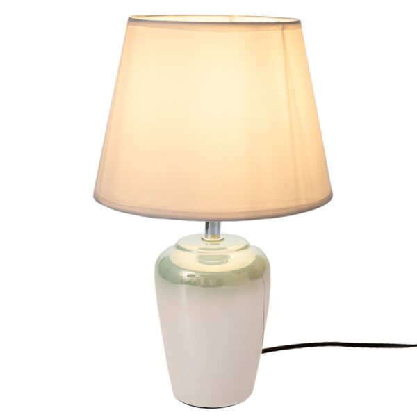 ΙΡΙΔΙΖΟΝ ΚΡΕΜ ΚΕΡΑΜΙΚΟ ΛΑΜΠΑΤΕΡ ΜΕ ΛΕΥΚΟ ΚΑΠΕΛΟ Φ20Χ32ΕΚ