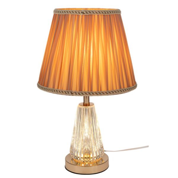 ΔΙΑΦΑΝΟ ΓΥΑΛΙΝΟ ΛΑΜΠΑΤΕΡ ΜΕ ΜΠΕΖ ΚΑΠΕΛΟ ΚΑΙ ΕΞΤΡΑ ΦΩΤΙΣΜΟ ΣΤΗΝ ΒΑΣΗ 41ΕΚ