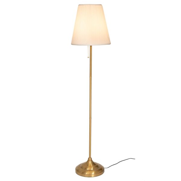 ΧΡΥΣΟ ΜΕΤΑΛΛΙΚΟ ΛΑΜΠΑΤΕΡ ΔΑΠΕΔΟΥ ΜΕ ΛΕΥΚΟ ΚΑΠΕΛΟ AND ΔΙΑΚΟΠΤΗ ΑΛΥΣΙΔΑ ΕΛΞΗΣ 154ΕΚ