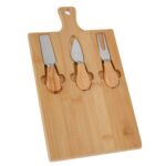 BAMBOO ΔΙΣΚΟΣ ΣΕΡΒΙΡΙΣΜΑΤΟΣ ΤΥΡΙΩΝ ΜΕ 3 ΜΑΧΑΙΡΑΚΙΑ 33Χ19ΕΚ