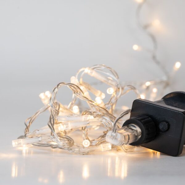 100 LED ΔΙΑΦΑΝΟ ΛΕΥΚΟ 8ΠΡΟΓΡΑΜ 5ΜΕΤΡΑ ΕΣΩΤ AND ΕΞΩΤ ΧΩΡΟΥ 5mm