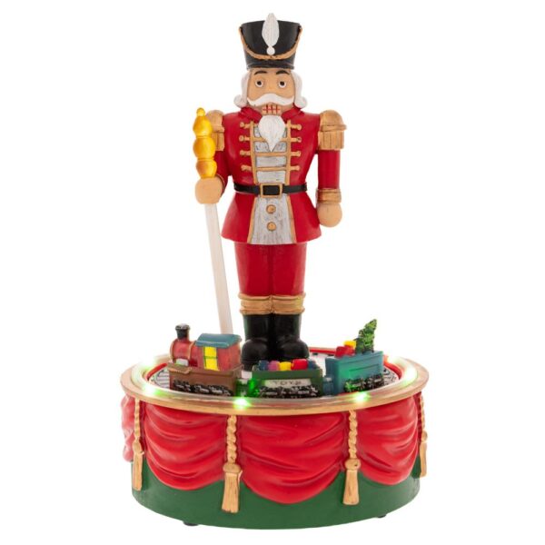 ΚΑΡΥΟΘΡΑΥΣΤΗΣ ΦΩΤΙΖΟΜΕΝΟΣ ΜΕ ΜΟΥΣΙΚΗ KAI KINOYMENO ΤΡΑΙΝΑΚΙ 13Χ13Χ20ΕΚ ΜΠΑΤΑΡΙΑΣ