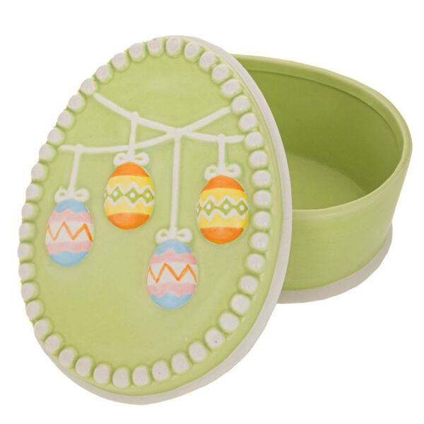 ΠΡΑΣΙΝΗ ΚΕΡΑΜΙΚΗ ΜΠΙΣΚΟΤΙΕΡΑ  18Χ13Χ7ΕΚ