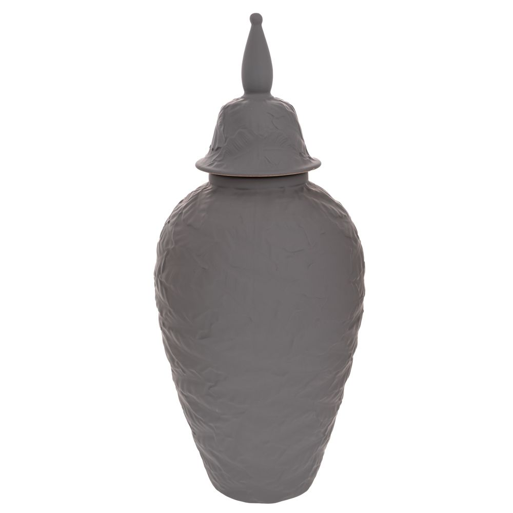 ΣΚΟΥΡΟ ΓΚΡΙ ΚΕΡΑΜΙΚΟ ΒΑΖΟ ΜΕ ΚΑΠΑΚΙ 17Χ40ΕΚ ΣΚΟΥΡΟ ΓΚΡΙ ΚΕΡΑΜΙΚΟ ΒΑΖΟ ΜΕ ΚΑΠΑΚΙ 17Χ40ΕΚ