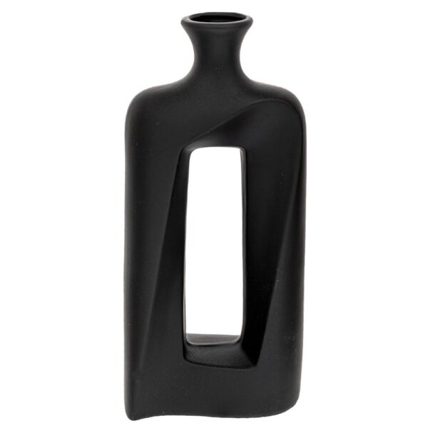 ΜΑΥΡΟ ΚΕΡΑΜΙΚΟ ΒΑΖΟ 15Χ7Χ31ΕΚ