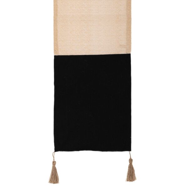 ΜΑΥΡΟ ΚΡΕΜ ΥΦΑΣΜΑΤΙΝΟ RUNNER ΜΕ ΦΟΥΝΤΑΚΙΑ 32Χ150ΕΚ