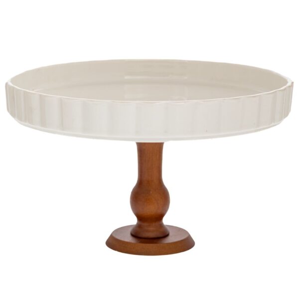 ΚΕΡΑΜΙΚΟΣ ΔΙΣΚΟΣ ΣΕΡΒΙΡΙΣΜΑΤΟΣ ΜΕ BAMBOO ΠΟΔΙ Φ27