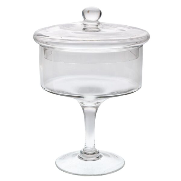 ΔΙΑΦΑΝΗ ΓΥΑΛΙΝΗ ΦΟΝΤΑΝΙΕΡΑ ΜΕ ΠΟΔΙ AND ΚΑΠΑΚΙ Φ18Χ25ΕΚ