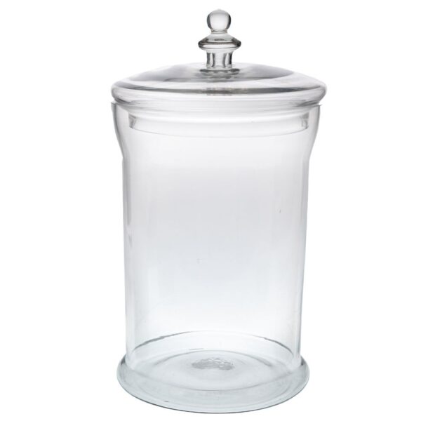 ΔΙΑΦΑΝΟ ΓΥΑΛΙΝΟ ΒΑΖΟ ΜΕ ΚΑΠΑΚΙ Φ22Χ41ΕΚ