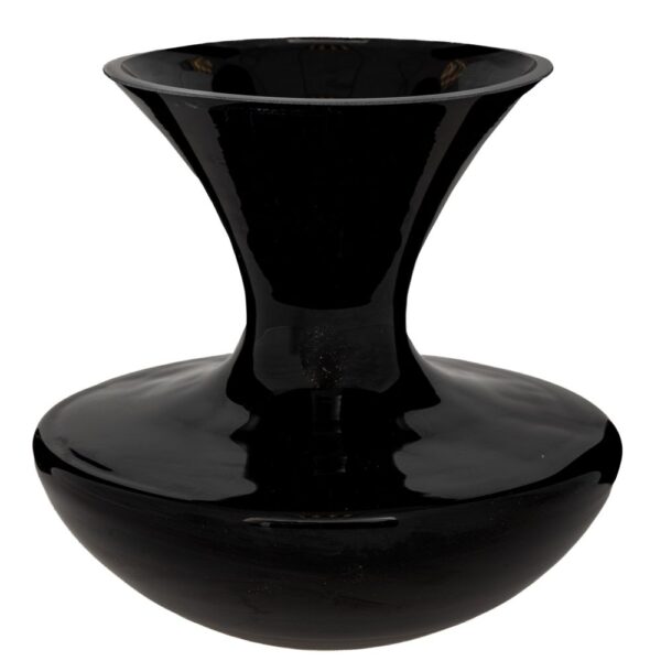 ΜΑΥΡΟ ΓΥΑΛΙΝΟ ΒΑΖΟ Φ20Χ20ΕΚ