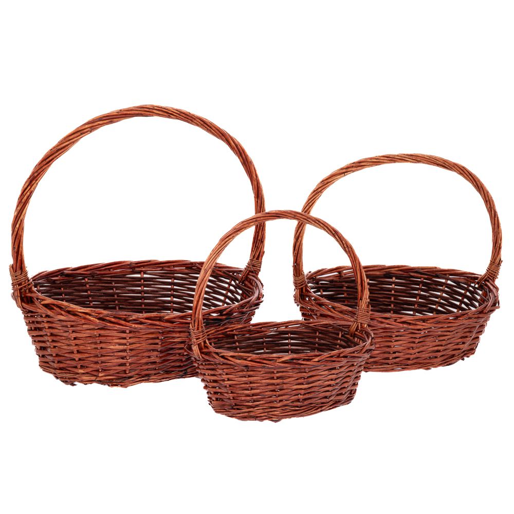 ΣΕΤ 3 ΚΑΦΕ ΟΒΑΛ ΚΑΛΑΘΙΑ ΜΕ ΧΕΡΟΥΛΙ 38Χ30Χ35 33Χ25Χ30 28Χ20Χ25ΕΚ ΣΕΤ 3 ΚΑΦΕ ΟΒΑΛ ΚΑΛΑΘΙΑ ΜΕ ΧΕΡΟΥΛΙ 38Χ30Χ35 33Χ25Χ30 28Χ20Χ25ΕΚ