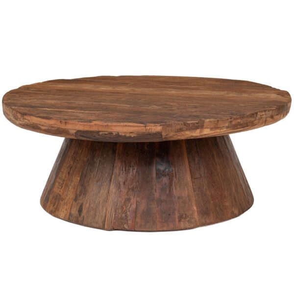 ΚΑΦΕ ΞΥΛΙΝΟ ΤΡΑΠΕΖΑΚΙ ΣΑΛΟΝΙΟΥ ΡΟΤΟΝΤΑ 80Χ80Χ32ΕΚ