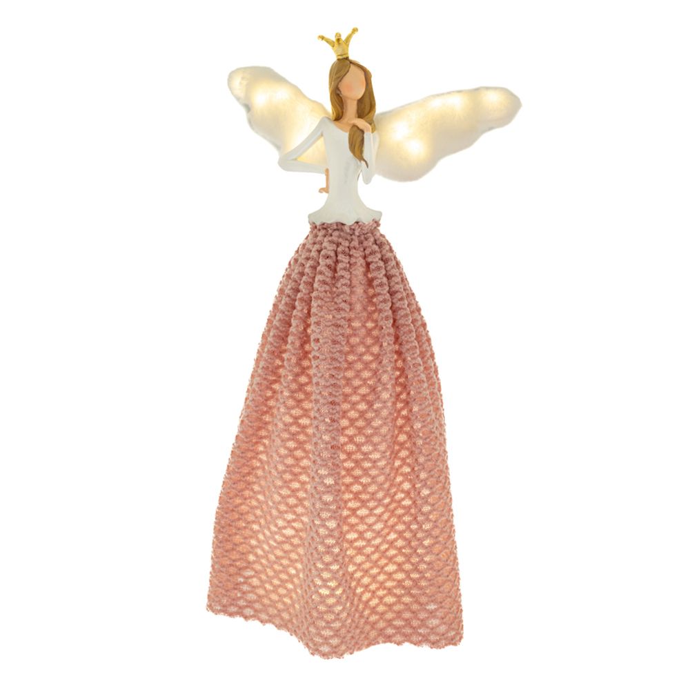 ΡΟΖ ΑΓΓΕΛΟΣ ΜΕ ΦΩΤΙΖΟΜΕΝΑ ΦΤΕΡΑ 25Χ16Χ49ΕΚ ΡΟΖ ΑΓΓΕΛΟΣ ΜΕ ΦΩΤΙΖΟΜΕΝΑ ΦΤΕΡΑ 25Χ16Χ49ΕΚ