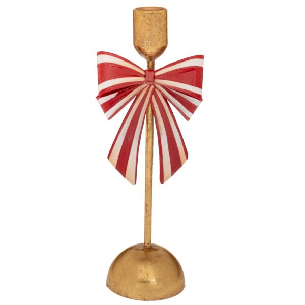 ΧΡΥΣΟ ΜΕΤΑΛΛΙΚΟ ΚΗΡΟΠΗΓΙΟ ΜΕ ΚΟΚΚΙΝΟ ΑΣΠΡΟ ΦΙΟΓΚΟ 11X8.5X27.7EK