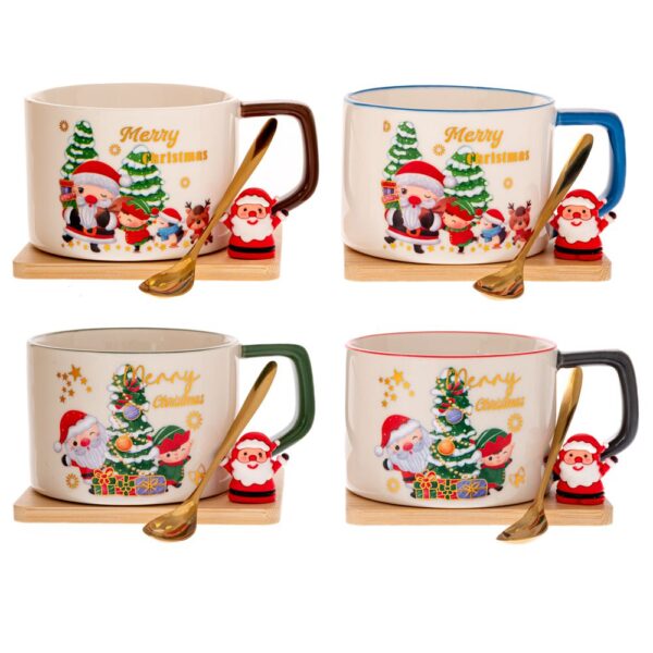 ΚΕΡΑΜΙΚΗ ΚΟΥΠΑ ΜΕ ΞΥΛΙΝΟ ΠΙΑΤΑΚΙ AND ΚΟΥΤΑΛΑΚΙ 4 ΣΧΕΔΙΑ ΣΕ ΚΟΥΤΙ