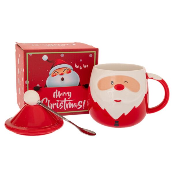 ΚΟΚΚΙΝΗ ΚΕΡΑΜΙΚΗ ΚΟΥΠΑ ΑΗ ΒΑΣΙΛΗΣ ΜΕ ΚΑΠΑΚΙ ΣΕ ΚΟΥΤΙ