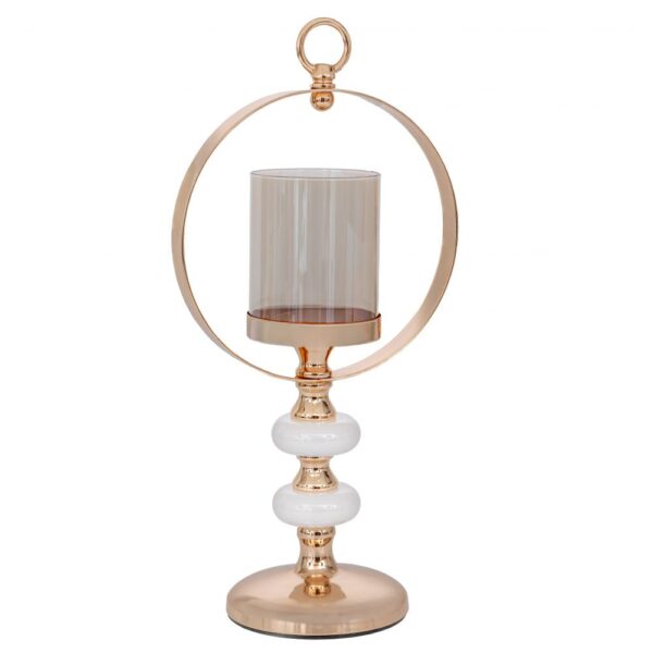 ΧΡΥΣΟ ΜΕΤΑΛΛΙΚΟ ΚΗΡΟΠΗΓΙΟ ΜΕ ΣΤΕΦΑΝΙ AND ΓΥΑΛΙ Φ12 18Χ39ΕΚ