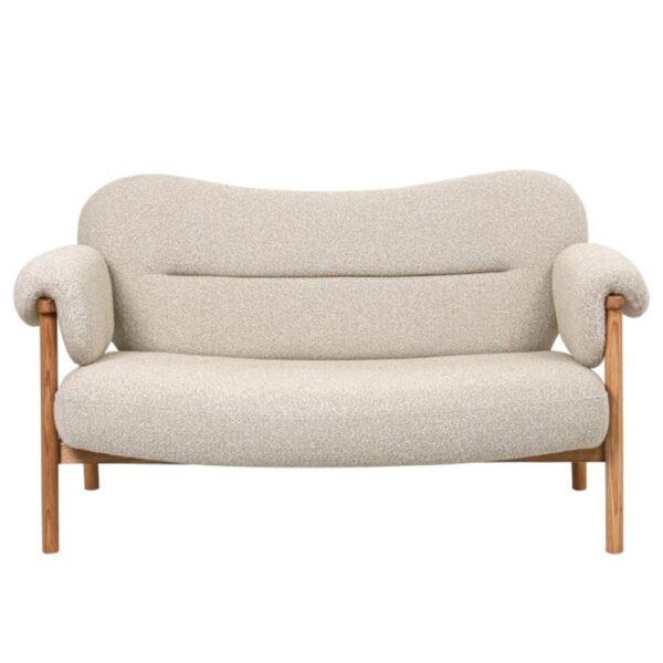 ΚΑΝΑΠΕΣ ΚΑΦΕ ΞΥΛΙΝΟΣ ΔΙΘΕΣΙΟΣ ΜΕ ΚΡΕΜ ΜΠΟΥΚΛΕ ΥΦΑΣΜΑ 145Χ80Χ83ΕΚ