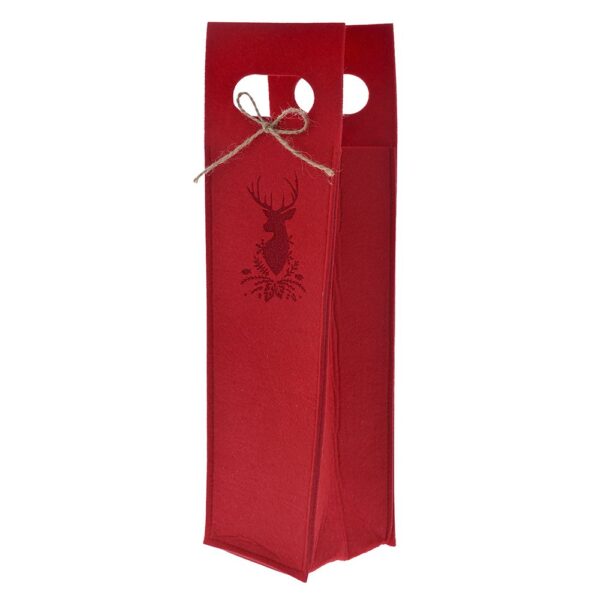 ΚΟΚΚΙΝΗ ΥΦΑΣΜΑΤΙΝΗ ΜΠΟΥΚΑΛΟΘΗΚΗ 11Χ10Χ40ΕΚ