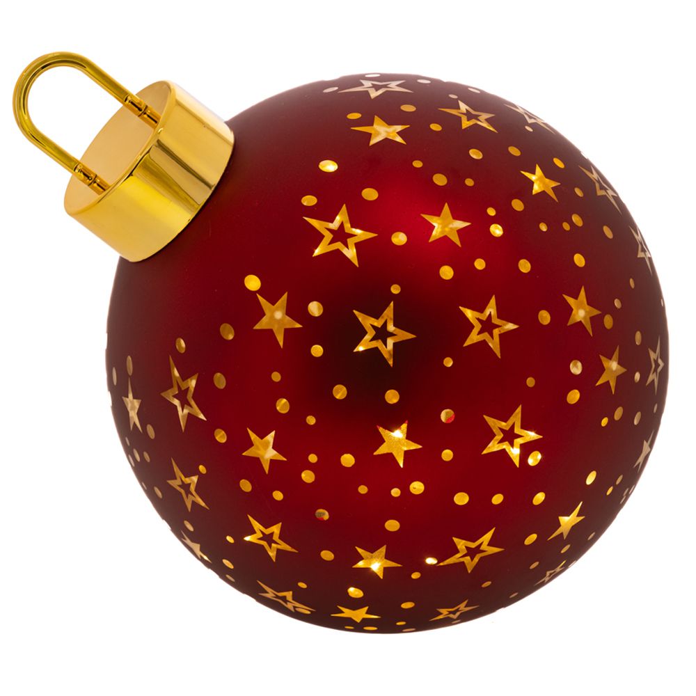 ΚΟΚΚΙΝΗ ΓΥΑΛΙΝΗ ΜΠΑΛΑ ΜΕ ΑΣΤΕΡΙΑ ΚΑΙ LED ΦΩΣ ΜΠΑΤΑΡΙΑΣ Φ30ΕΚ ΚΟΚΚΙΝΗ ΓΥΑΛΙΝΗ ΜΠΑΛΑ ΜΕ ΑΣΤΕΡΙΑ ΚΑΙ LED ΦΩΣ ΜΠΑΤΑΡΙΑΣ Φ30ΕΚ