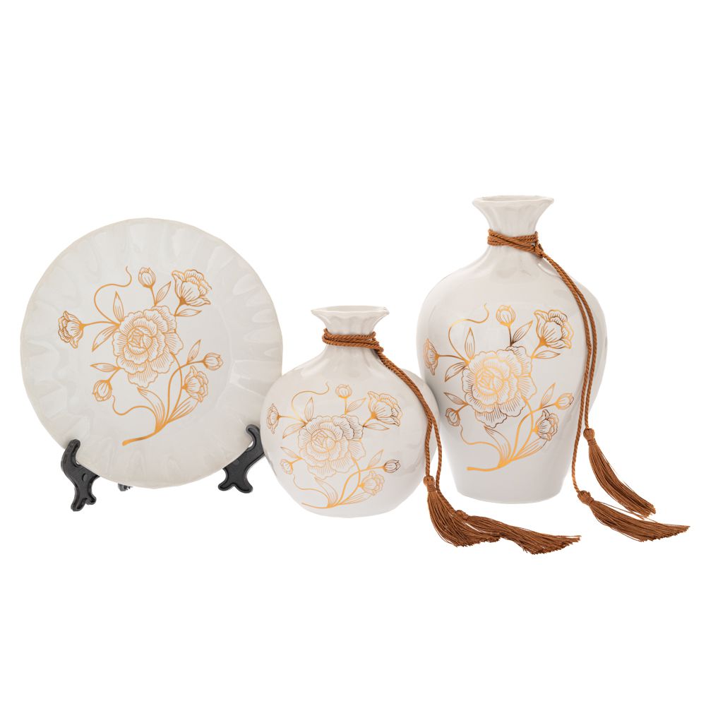 ΣΕΤ 3 ΛΕΥΚΑ ΚΕΡΑΜΙΚΑ ΕΠΙΤΡΑΠΕΖΙΑ ΔΙΑΚΟΣΜΗΤΙΚΑ ΜΕ ΛΟΥΛΟΥΔΙΑ 14Χ14Χ22 13Χ13Χ15 20Χ20Χ2ΕΚ ΣΕΤ 3 ΛΕΥΚΑ ΚΕΡΑΜΙΚΑ ΕΠΙΤΡΑΠΕΖΙΑ ΔΙΑΚΟΣΜΗΤΙΚΑ ΜΕ ΛΟΥΛΟΥΔΙΑ 14Χ14Χ22 13Χ13Χ15 20Χ20Χ2ΕΚ