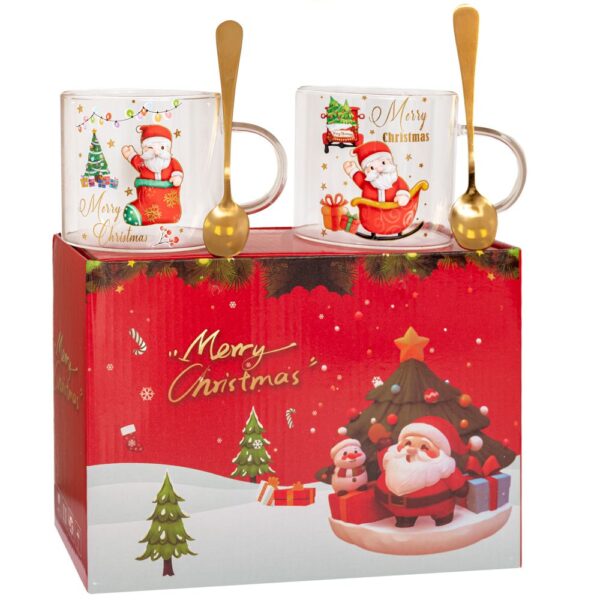 ΣΕΤ 2 ΓΥΑΛΙΝΗ ΚΟΥΠΑ ΣΕ ΚΟΥΤΙ ΔΩΡΟΥ