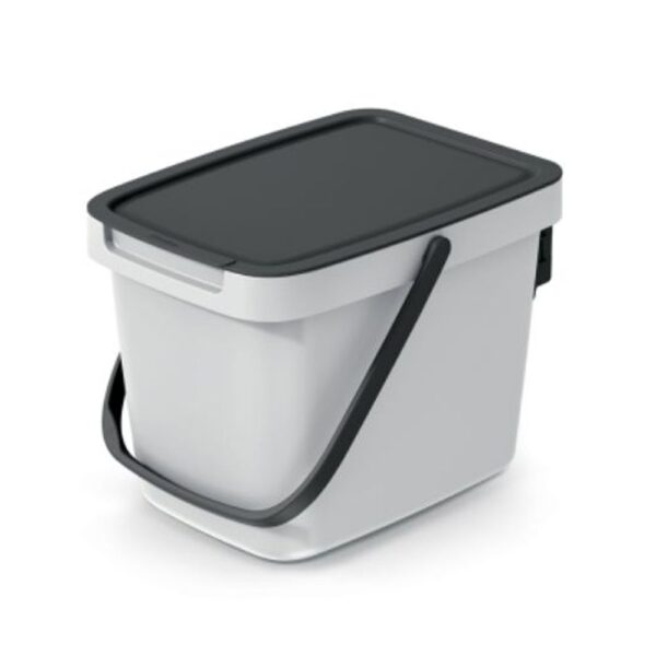 SYSTEMA Q collect ΓΚΡΙ ΠΛΑΣΤΙΚΟΣ ΚΑΔΟΣ 6LT