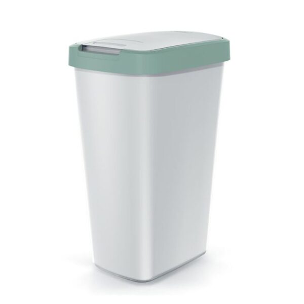 COMPACTA Q ΑΝΟΙΧΤΟ ΠΡΑΣΙΝΟ ΓΚΡΙ ΠΛΑΣΤΙΚΟΣ ΚΑΔΟΣ 45LT
