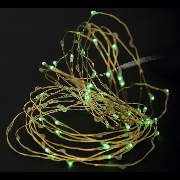 100 MICROLED ΧΡΥΣΟ ΠΡΑΣΙΝΟ 8ΠΡΟΓΡΑΜ 5ΜΕΤΡΑ ΕΣΩΤ AND ΕΞΩΤ ΧΩΡΟΥ