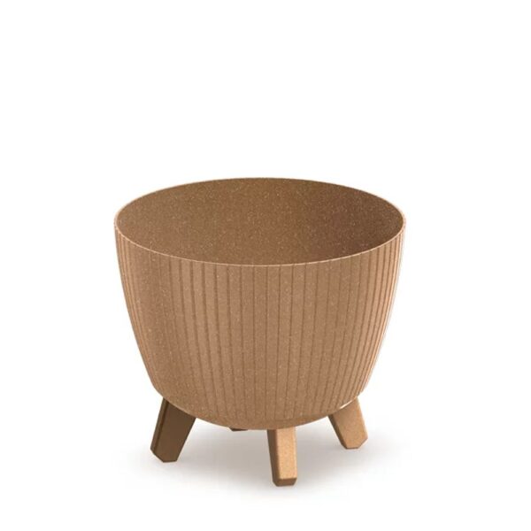 LAMIA ECO WOOD ΦΥΣΙΚΟ ΧΡΩΜΑ ΠΛΑΣΤΙΚΟ ΚΑΣΠΩ 23Χ23Χ20ΕΚ