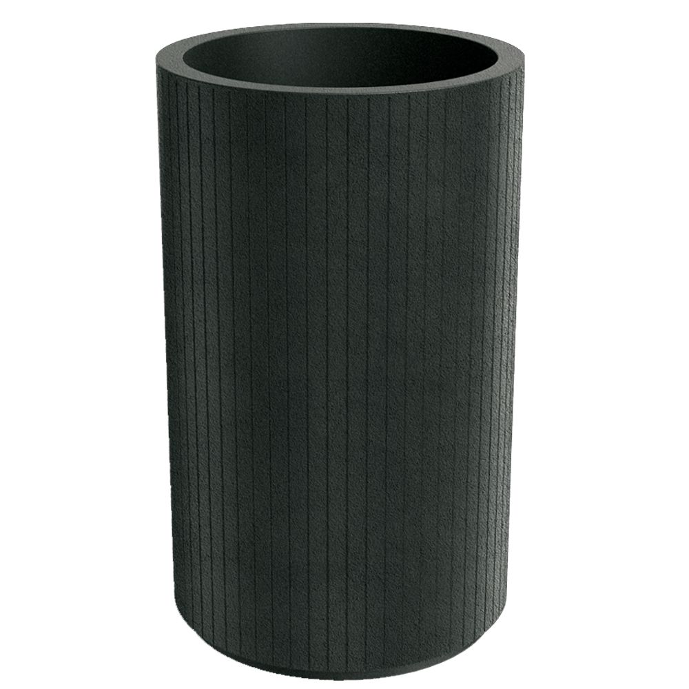 CORO ROUND HIGH CHARCOAL ΠΛΑΣΤΙΚΟ ΚΑΣΠΩ 48X48X80EK CORO ROUND HIGH CHARCOAL ΠΛΑΣΤΙΚΟ ΚΑΣΠΩ 48X48X80EK