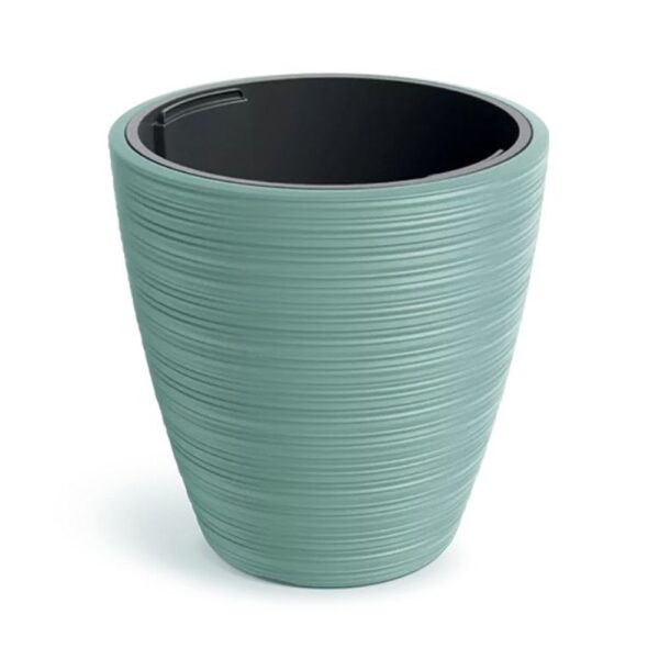 VENA ROUND ΣΚΟΥΡΟ ΠΡΑΣΙΝΟ ΠΛΑΣΤΙΚΟ ΚΑΣΠΩ Φ40Χ40ΕΚ