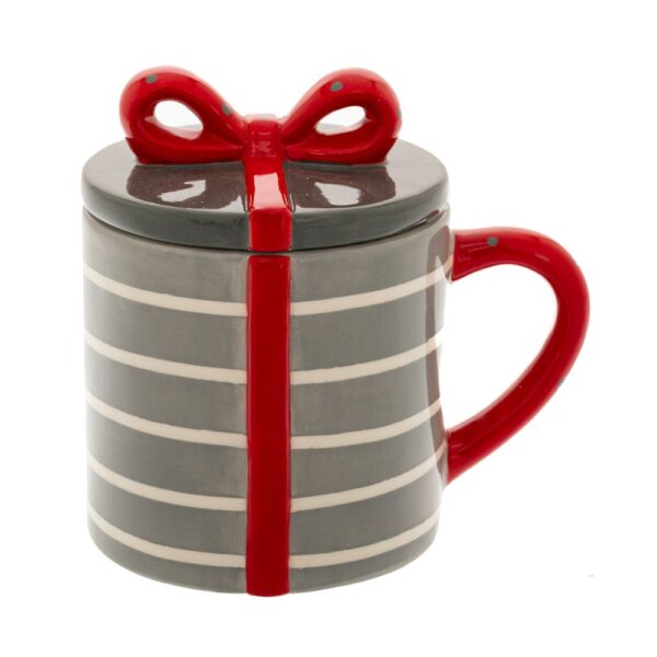 ΓΚΡΙ ΡΙΓΕ ΚΟΥΠΑ ΣΕ ΣΧΗΜΑ ΔΩΡΟΥ 13Χ10Χ12ΕΚ