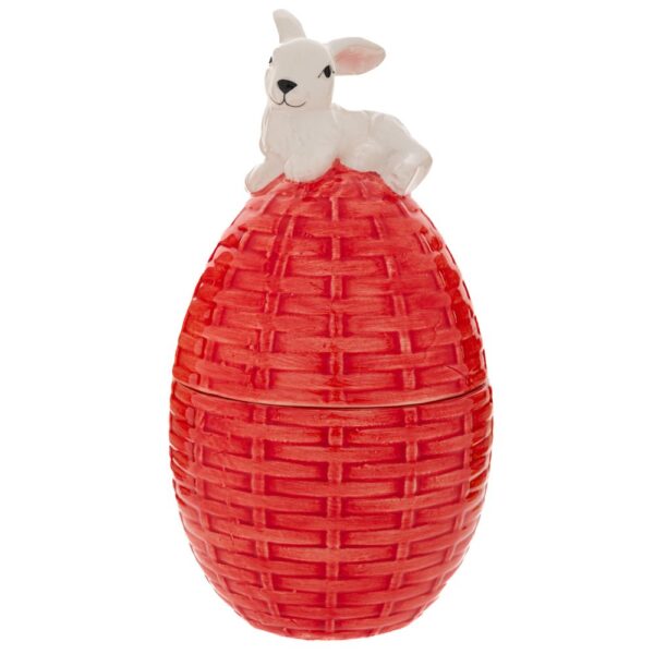 ΚΕΡΑΜΙΚΟΣ ΛΑΓΟΣ ΜΕ ΚΟΚΚΙΝΟ ΑΥΓΟ ΜΕ ΚΑΠΑΚΙ 14Χ14Χ26ΕΚ