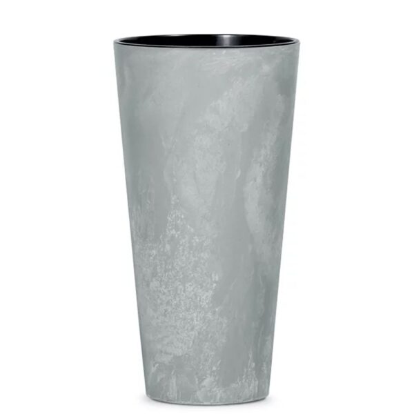 TUBUS SLIM BETON EFFECT CONRETE ΠΛΑΣΤΙΚΟ ΚΑΣΠΩ 30Χ30Χ57ΕΚ