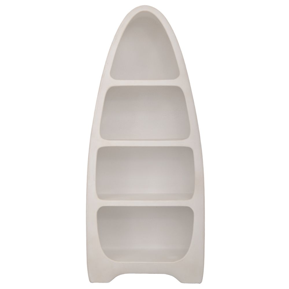 ΛΕΥΚΗ MDF ΡΑΦΙΕΡΑ ΜΕ ΚΩΝΙΚΟ ΣΧΗΜΑ 80Χ36Χ190ΕΚ ΛΕΥΚΗ MDF ΡΑΦΙΕΡΑ ΜΕ ΚΩΝΙΚΟ ΣΧΗΜΑ 80Χ36Χ190ΕΚ