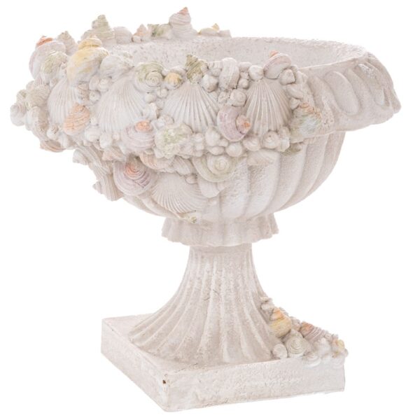 ΛΕΥΚΟΣ ΠΟΛΥΡΕΖΙΝ ΑΜΦΟΡΕΑΣ ΜΕ ΚΟΧΥΛΙΑ 33Χ32Χ29