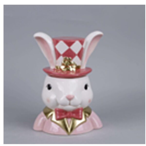 ΡΟΖ ΚΕΡΑΜΙΚΗ ΜΠΙΣΚΟΤΙΕΡΑ ΛΑΓΟΣ ΜΕ ΧΡΥΣΕΣ ΛΕΠΤΟΜΕΡΕΙΕΣ 19