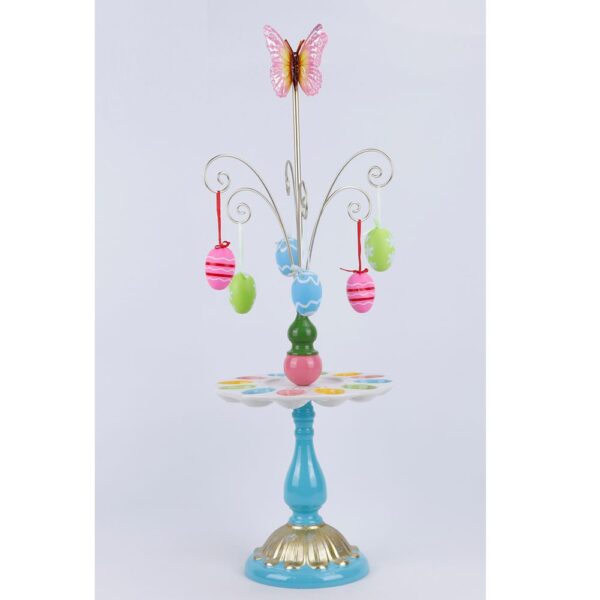 ΠΟΛΥΧΡΩΜΟ ΚΕΡΑΜΙΚΟ STAND ΑΥΓΟΘΗΚΗ ΜΕ ΣΙΕΛ  ΧΡΥΣΗ ΒΑΣΗ 25