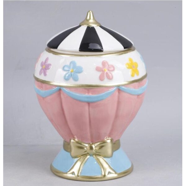 ΚΕΡΑΜΙΚΗ ΜΠΙΣΚΟΤΙΕΡΑ ΑΕΡΟΣΤΑΤΟ ΣΕ ΠΑΣΤΕΛ ΑΠΟΧΡΩΣΕΙΣ 18Χ18Χ27ΕΚ