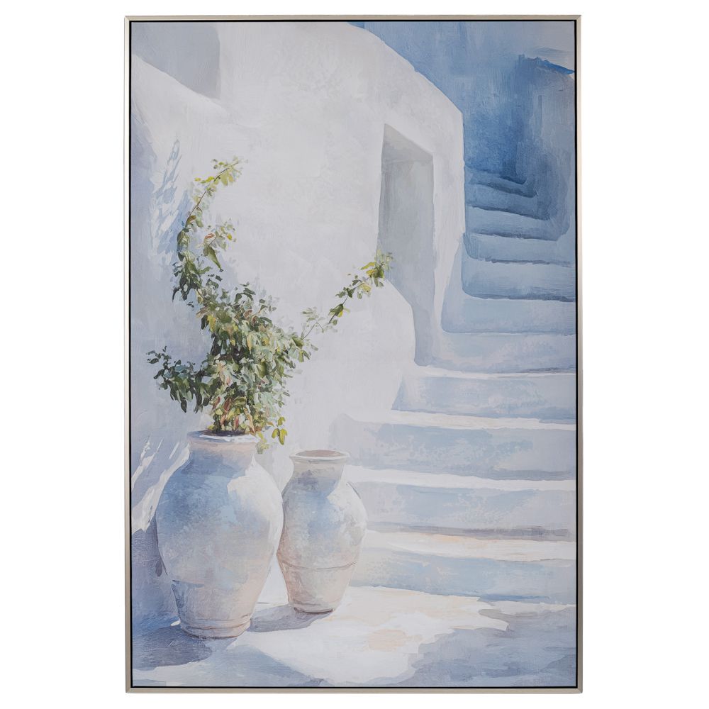 GREEK ISLAND ΠΙΝΑΚΑΣ ΣΕ ΤΥΠΩΜΕΝΟ ΚΑΜΒΑ ΜΕ ΜΑΥΡΗ ΑΣΗΜΙ ΚΟΡΝΙΖΑ 80Χ120ΕΚ GREEK ISLAND ΠΙΝΑΚΑΣ ΣΕ ΤΥΠΩΜΕΝΟ ΚΑΜΒΑ ΜΕ ΜΑΥΡΗ ΑΣΗΜΙ ΚΟΡΝΙΖΑ 80Χ120ΕΚ