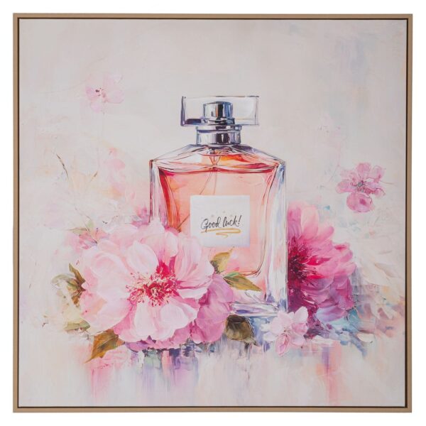 PERFUME ΠΙΝΑΚΑΣ ΤΥΠΩΜΕΝΟΣ ΣΕ ΚΑΜΒΑ ΜΕ ΚΟΡΝΙΖΑ 80Χ80ΕΚ