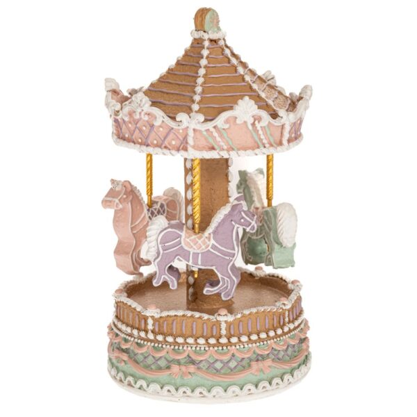 ΠΑΣΤΕΛ GINGERBREAD ΚΑΡΟΥΖΕΛ ΜΕ ΜΟΥΣΙΚΗ AND ΚΙΝΗΣΗ Φ11Χ21ΕΚ