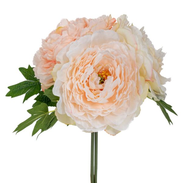 ΛΕΥΚΟ-ΚΡΕΜ ΜΠΟΥΚΕΤΟ ΜΕ ΠΑΙΩΝΙΕΣ X3 Φ20Χ27ΕΚ