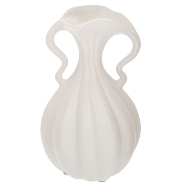 ΛΕΥΚΟ ΚΕΡΑΜΙΚΟ ΒΑΖΟ ΣΕ ΣΧΗΜΑ ΚΟΛΟΚΥΘΑΣ 14