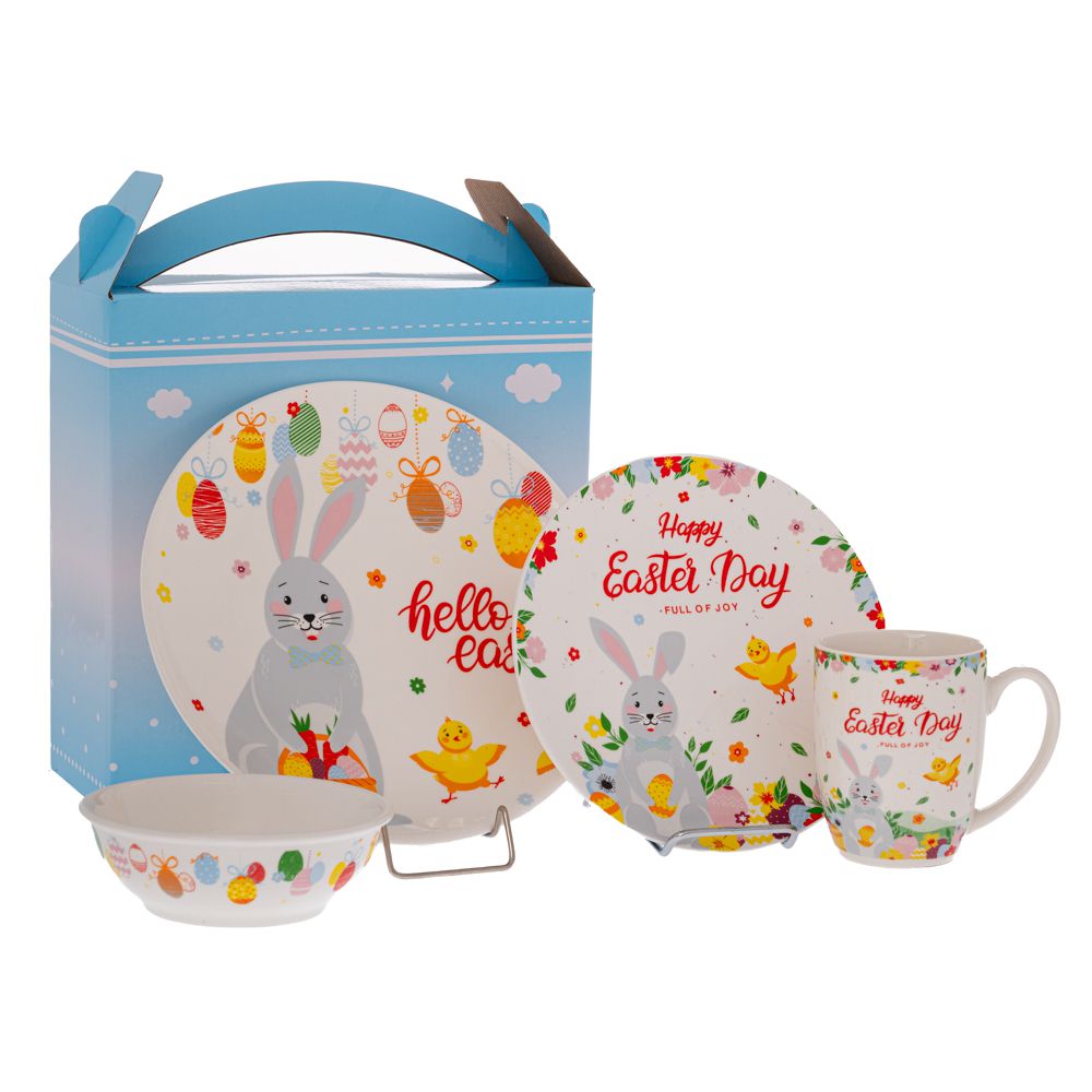 ΣΕΤ 4 ΚΕΡΑΜΙΚΟ ΣΕΡΒΙΤΣΙΟ EASTER DAY ΣΕΤ 4 ΚΕΡΑΜΙΚΟ ΣΕΡΒΙΤΣΙΟ EASTER DAY