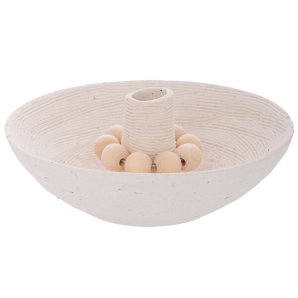 ΛΕΥΚΟ ΚΕΡΑΜΙΚΟ ΚΗΡΟΠΗΓΙΟ ΜΕ ΞΥΛΙΝΕΣ ΧΑΝΤΡΕΣ 15