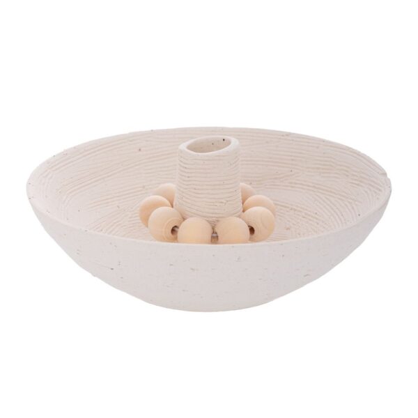 ΛΕΥΚΟ ΚΕΡΑΜΙΚΟ ΚΗΡΟΠΗΓΙΟ ΜΕ ΞΥΛΙΝΕΣ ΧΑΝΤΡΕΣ 14Χ14Χ5